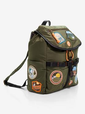 Peanuts Snoopy Beagle Scouts Patches Backpack - BoxLunch Exclusive, , hi-res